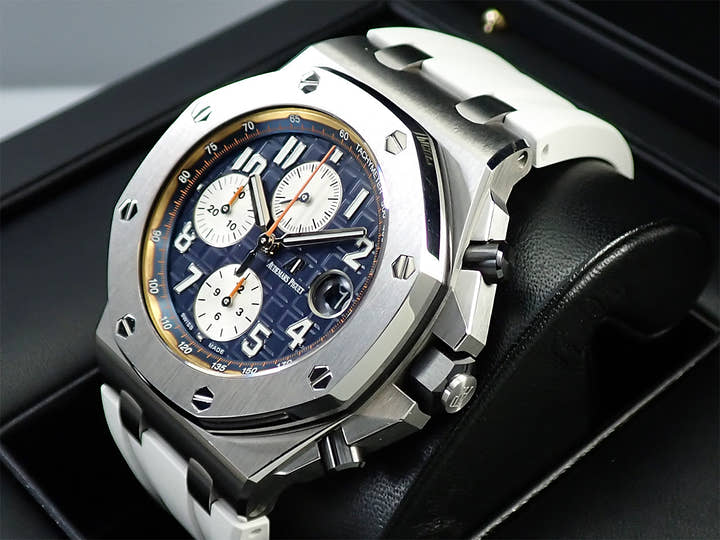 オーデマピゲ ロイヤルオーク オフショア クロノグラフ Ref.26470ST.OO.A027CA.01 ステンレススチール ブルー文字盤