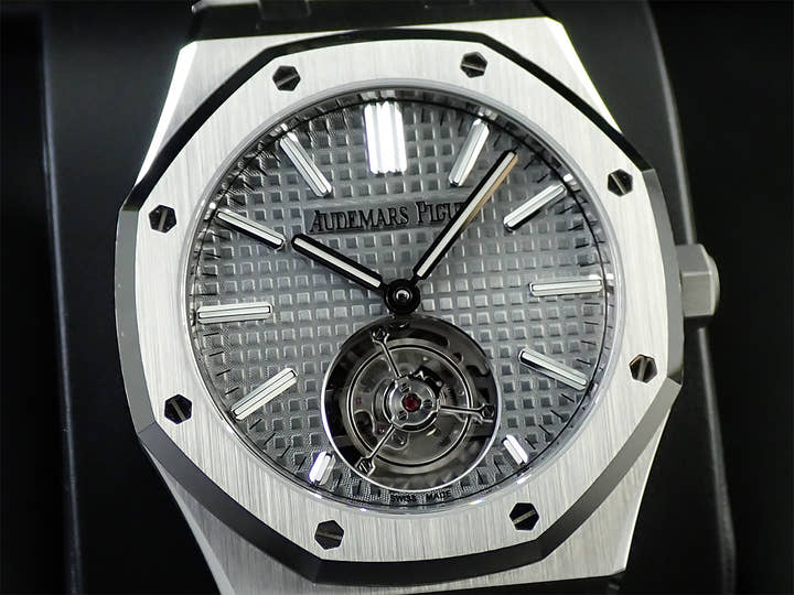 オーデマピゲ ロイヤルオーク フライング トゥールビヨン Ref.26730ST.OO.1320ST.06 ステンレススチール グレー文字盤