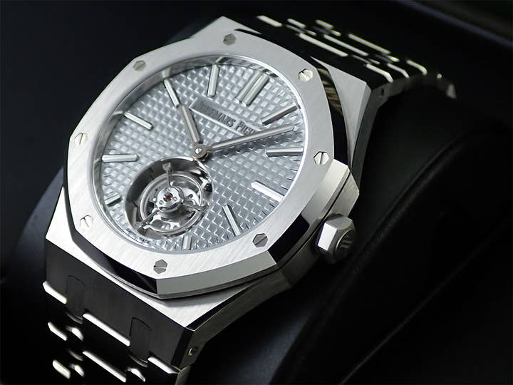 オーデマピゲ ロイヤルオーク フライング トゥールビヨン Ref.26730ST.OO.1320ST.06 ステンレススチール グレー文字盤