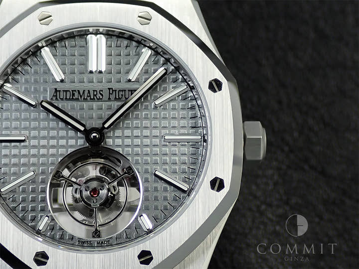 オーデマピゲ ロイヤルオーク フライング トゥールビヨン Ref.26730ST.OO.1320ST.06 ステンレススチール グレー文字盤