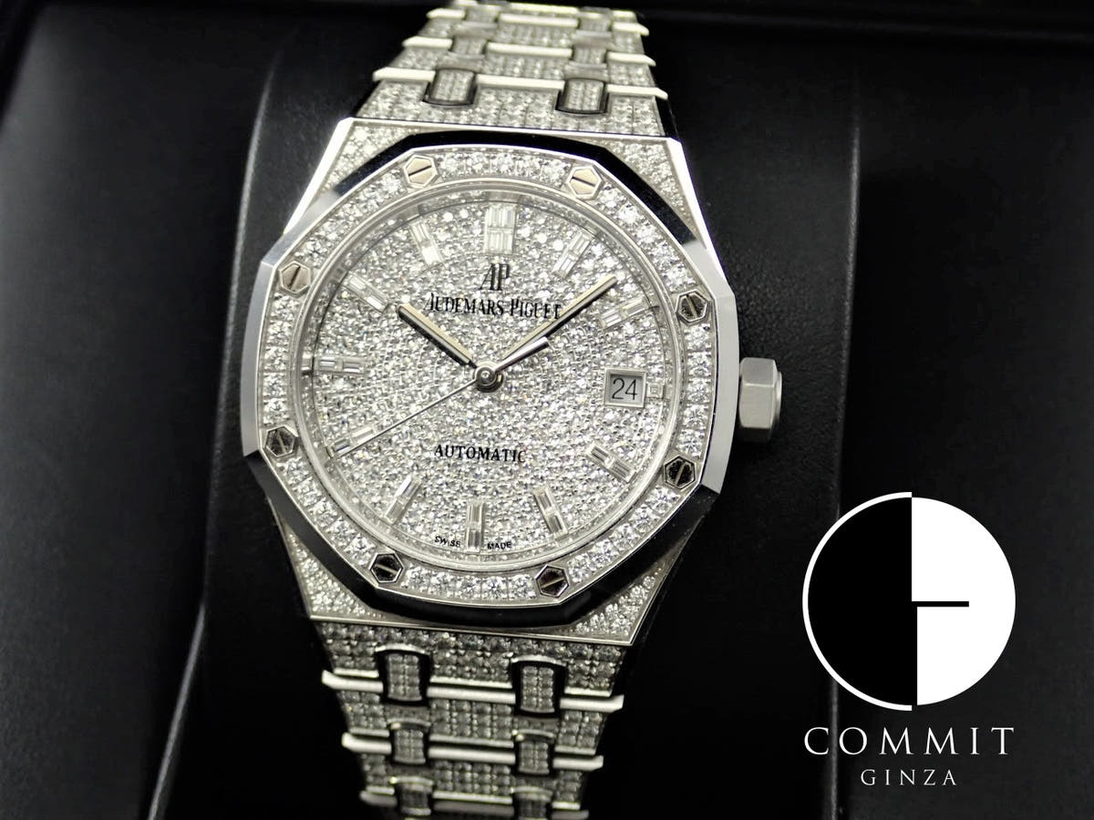 オーデマピゲ ロイヤルオーク Ref.15452BC.ZZ.1258BC.01 ホワイトゴールド ダイヤモンド & 18KWG文字盤