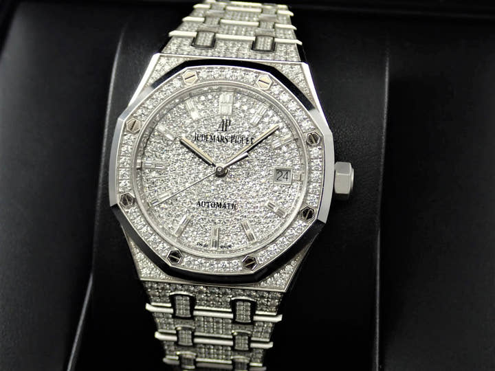 オーデマピゲ ロイヤルオーク Ref.15452BC.ZZ.1258BC.01 ホワイトゴールド ダイヤモンド & 18KWG文字盤