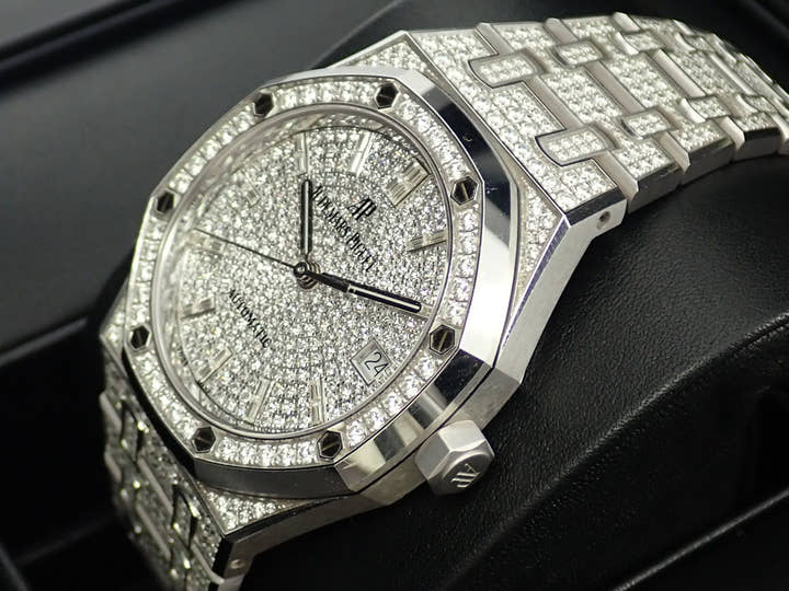 オーデマピゲ ロイヤルオーク Ref.15452BC.ZZ.1258BC.01 ホワイトゴールド ダイヤモンド & 18KWG文字盤