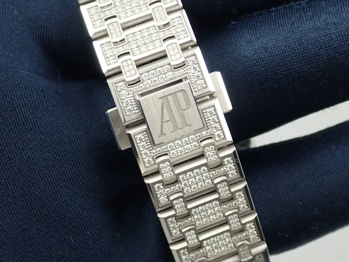 オーデマピゲ ロイヤルオーク Ref.15452BC.ZZ.1258BC.01 ホワイトゴールド ダイヤモンド & 18KWG文字盤