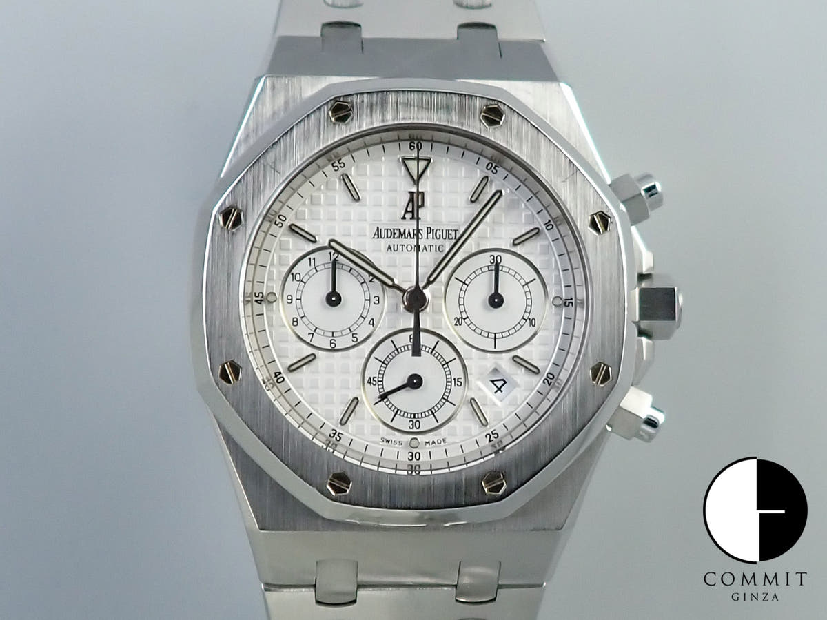 オーデマピゲ ロイヤルオーク クロノグラフ Ref.25860ST.OO.1110ST.05 ステンレススチール ホワイト文字盤