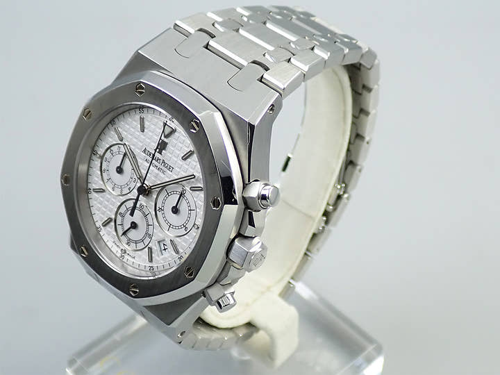 オーデマピゲ ロイヤルオーク クロノグラフ Ref.25860ST.OO.1110ST.05 ステンレススチール ホワイト文字盤