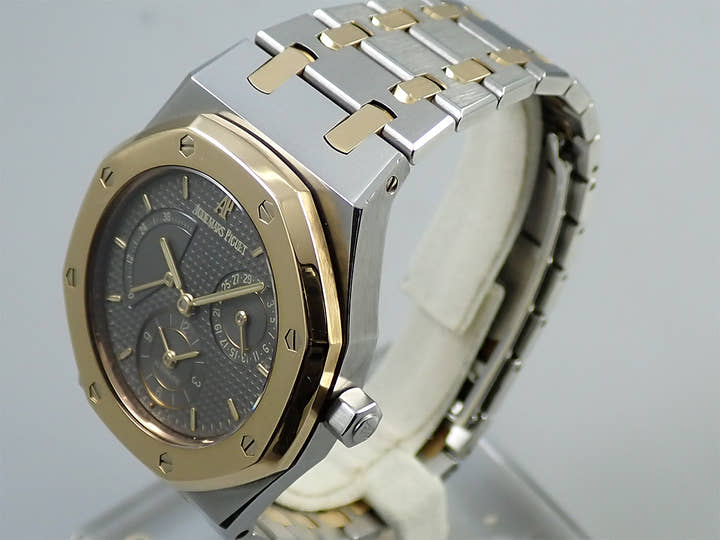 オーデマピゲ ロイヤルオーク デュアルタイム Ref.25730SA.O.0789SA.01 ステンレススチール/イエローゴールド グレー文字盤