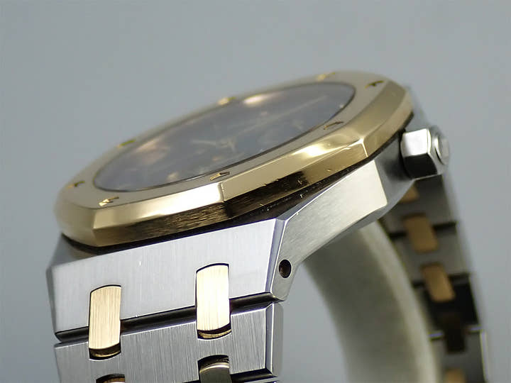 オーデマピゲ ロイヤルオーク デュアルタイム Ref.25730SA.O.0789SA.01 ステンレススチール/イエローゴールド グレー文字盤