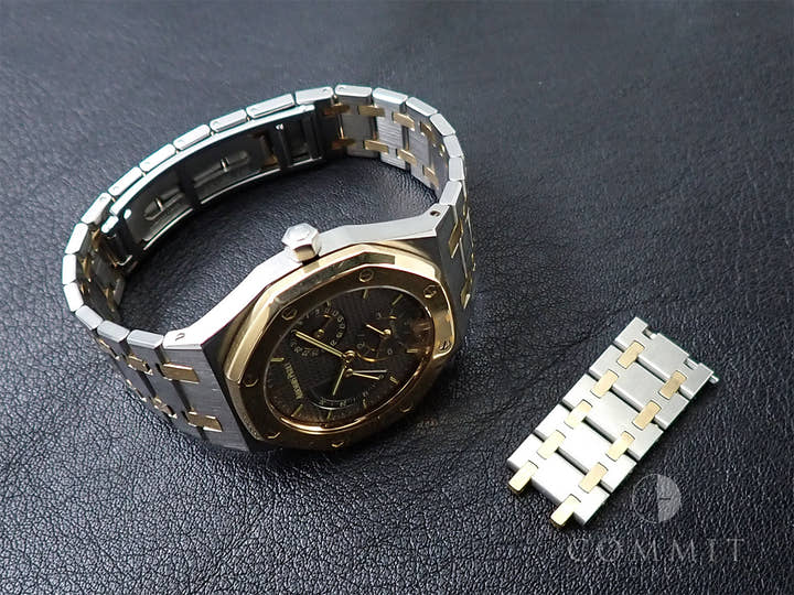 オーデマピゲ ロイヤルオーク デュアルタイム Ref.25730SA.O.0789SA.01 ステンレススチール/イエローゴールド グレー文字盤