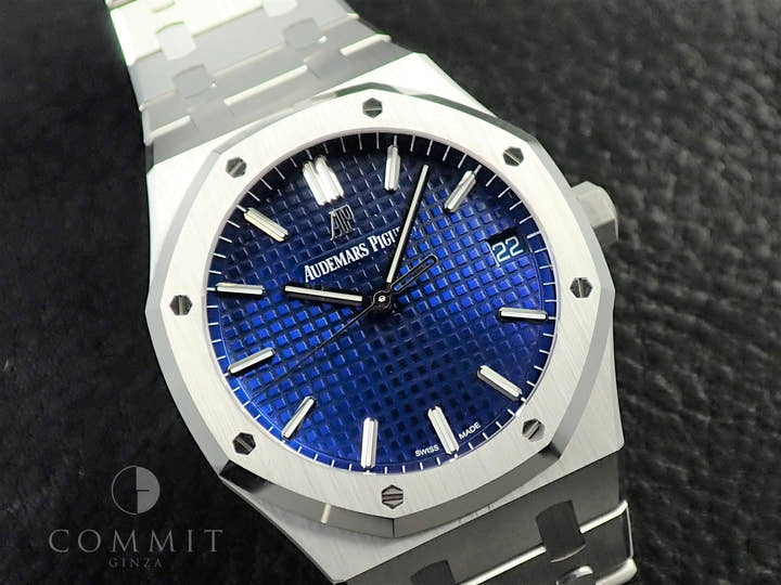 オーデマピゲ ロイヤルオーク Ref.15503BC.OO.1220BC.01 ホワイトゴールド ブルー文字盤