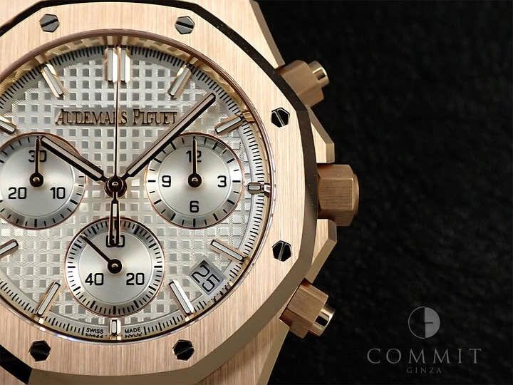 オーデマピゲ ロイヤルオーク クロノグラフ 50周年記念 Ref.26240OR.OO.1320OR.03 ピンクゴールド シルバー文字盤