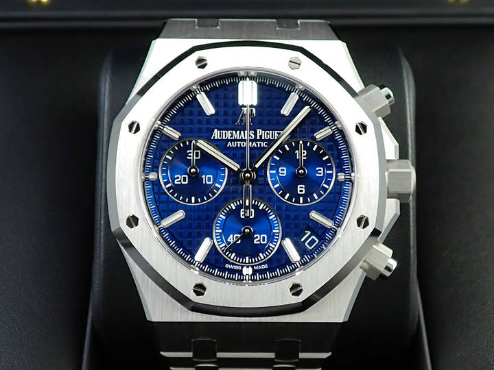 オーデマピゲ ロイヤルオーク クロノグラフ Ref.26239BC.OO.1220BC.01 ホワイトゴールド ブルー文字盤