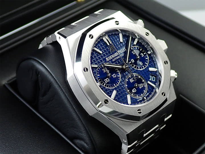 オーデマピゲ ロイヤルオーク クロノグラフ Ref.26239BC.OO.1220BC.01 ホワイトゴールド ブルー文字盤