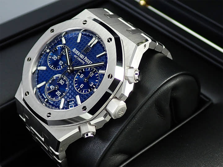 オーデマピゲ ロイヤルオーク クロノグラフ Ref.26239BC.OO.1220BC.01 ホワイトゴールド ブルー文字盤