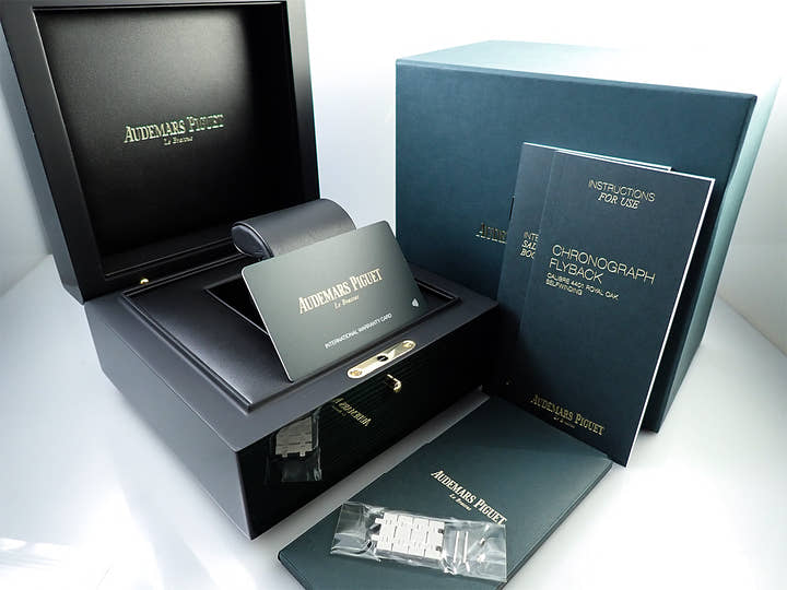 オーデマピゲ ロイヤルオーク クロノグラフ Ref.26239BC.OO.1220BC.01 ホワイトゴールド ブルー文字盤