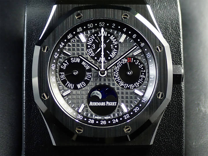 オーデマピゲ ロイヤルオーク パーペチュアルカレンダー Ref.26579CE.OO.1225CE.01 セラミック スレートグレー文字盤