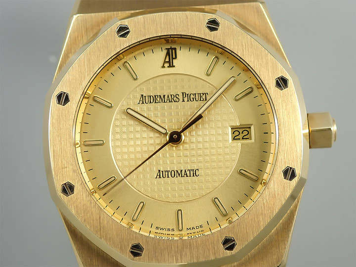 オーデマピゲ ロイヤルオーク Ref.15050BA/O/0789BA/01 イエローゴールド シャンパン文字盤