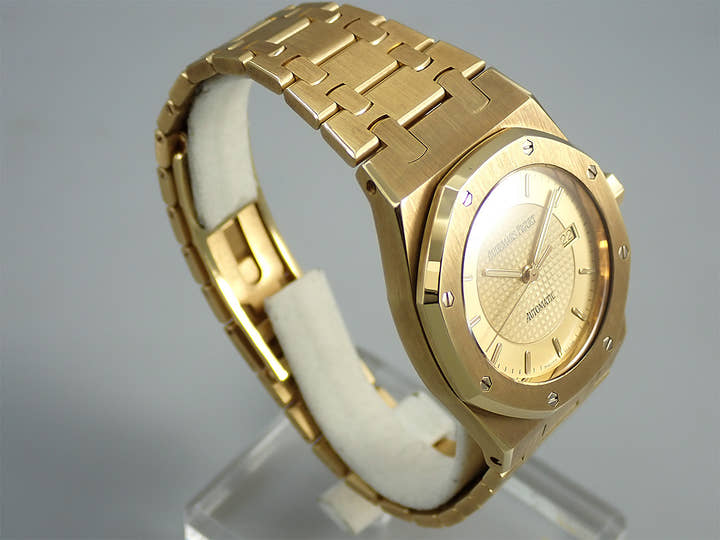 オーデマピゲ ロイヤルオーク Ref.15050BA/O/0789BA/01 イエローゴールド シャンパン文字盤