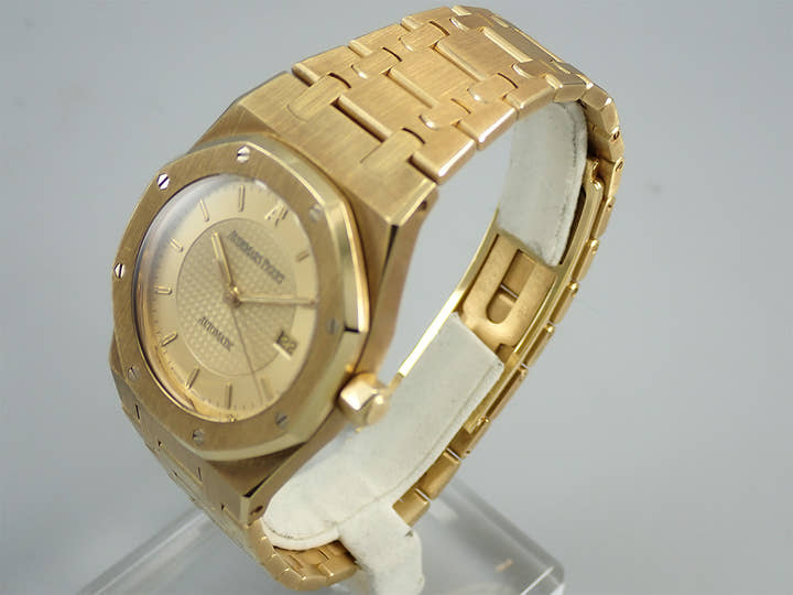 オーデマピゲ ロイヤルオーク Ref.15050BA/O/0789BA/01 イエローゴールド シャンパン文字盤