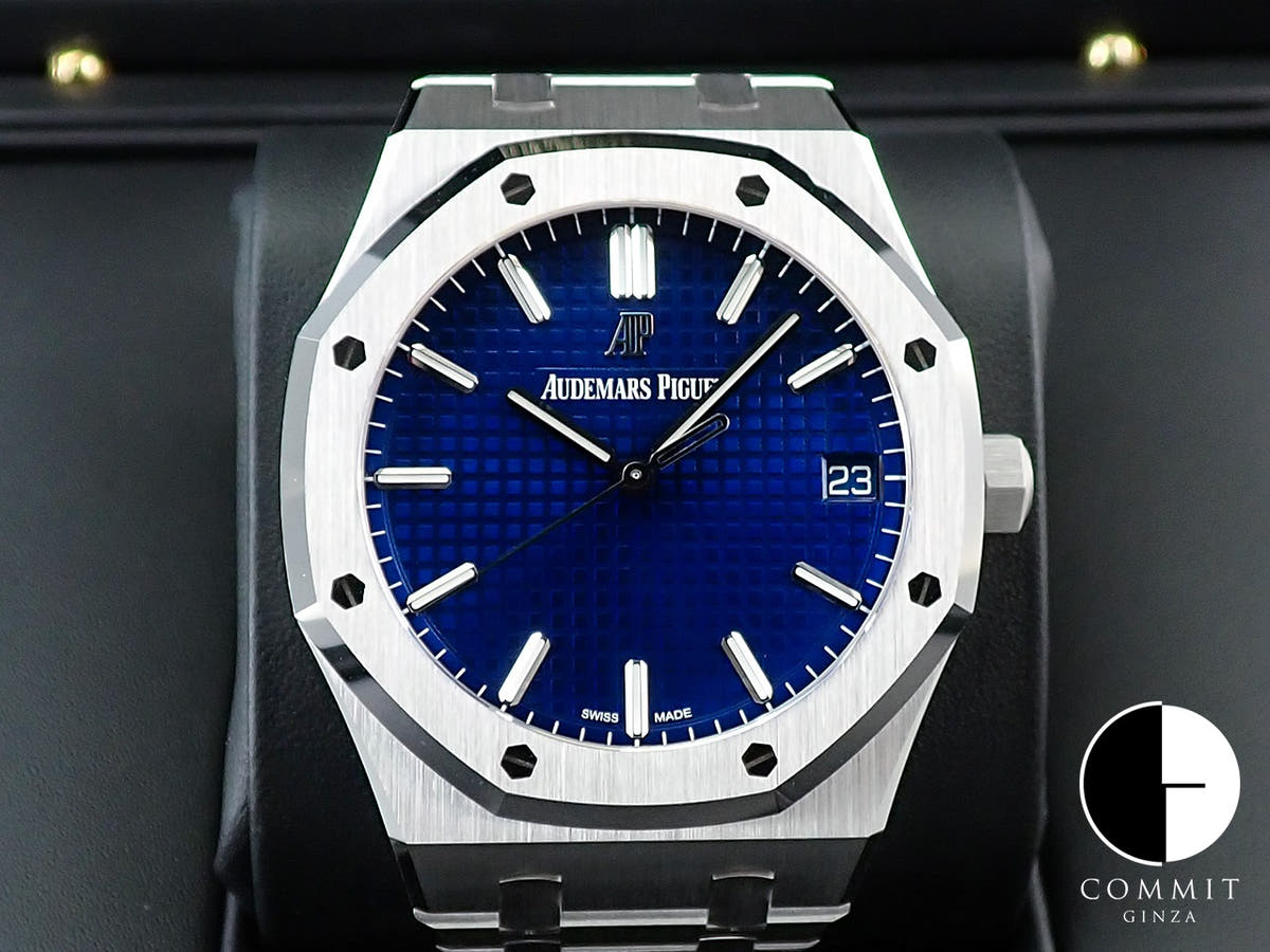オーデマピゲ ロイヤルオーク Ref.15503BC.OO.1220BC.01 ホワイトゴールド ブルー文字盤