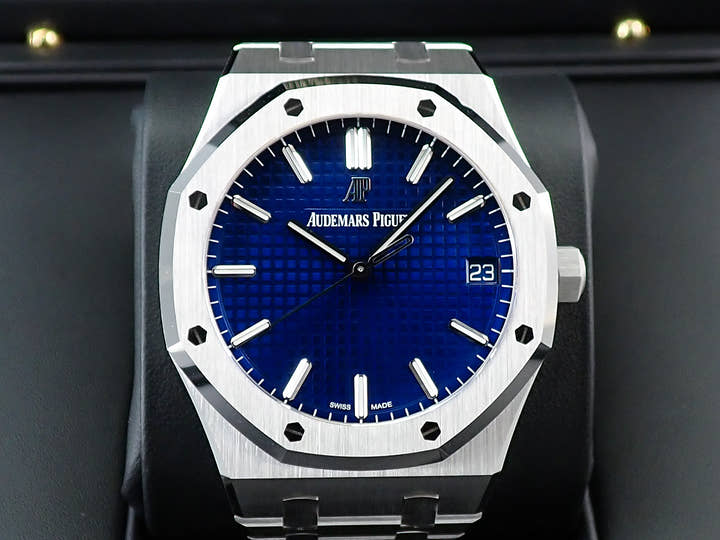 オーデマピゲ ロイヤルオーク Ref.15503BC.OO.1220BC.01 ホワイトゴールド ブルー文字盤