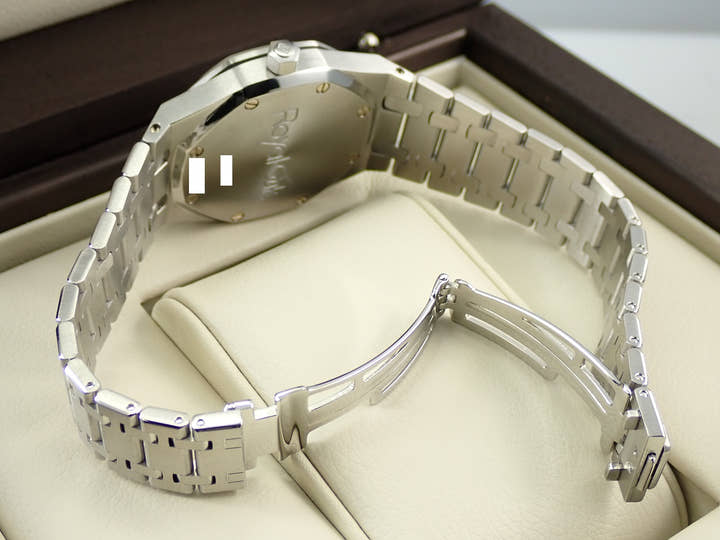 オーデマピゲ ロイヤルオーク デイデイト ムーンフェイズ Ref.25594ST.OO.0789ST.03 ステンレススチール ブルー文字盤