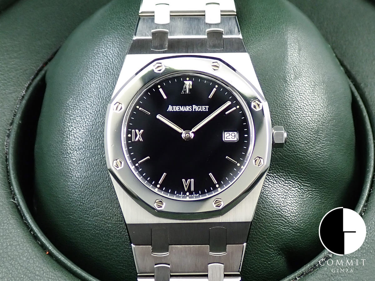 オーデマピゲ ロイヤルオーク クォーツ Ref.56175SP/O/0789ST/01 ステンレススチール/プラチナ ブラック文字盤