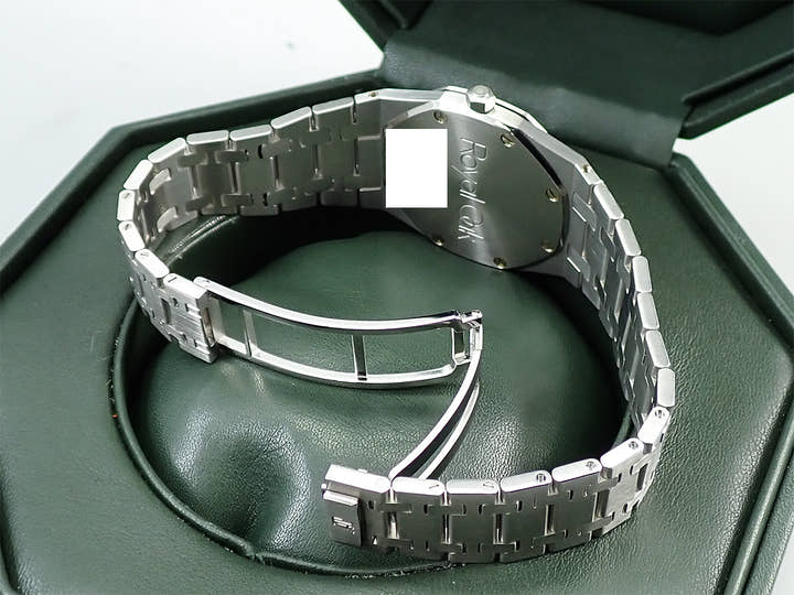 オーデマピゲ ロイヤルオーク クォーツ Ref.56175SP/O/0789ST/01 ステンレススチール/プラチナ ブラック文字盤