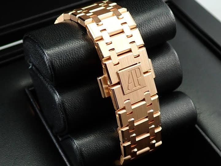 オーデマピゲ ロイヤルオーク ダブル バランスホイール オープンワーク Ref.15467OR.OO.1256OR.01 ピンクゴールド スケルトン文字盤