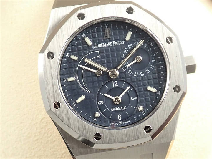 オーデマピゲ ロイヤルオーク デュアルタイム Ref.25730ST.OO.0789ST.07 ステンレススチール ブルー文字盤