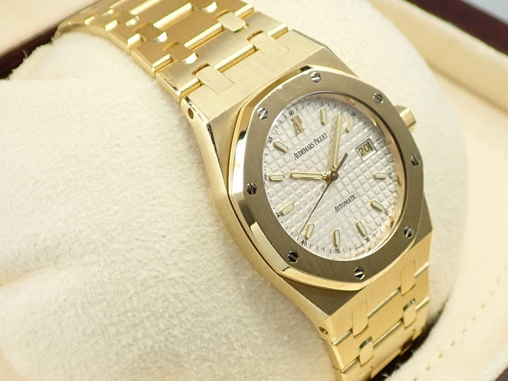 オーデマピゲ ロイヤルオーク Ref.15000BA.OO.0789BA.08 イエローゴールド シルバー文字盤