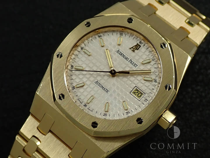 オーデマピゲ ロイヤルオーク Ref.15000BA.OO.0789BA.08 イエローゴールド シルバー文字盤