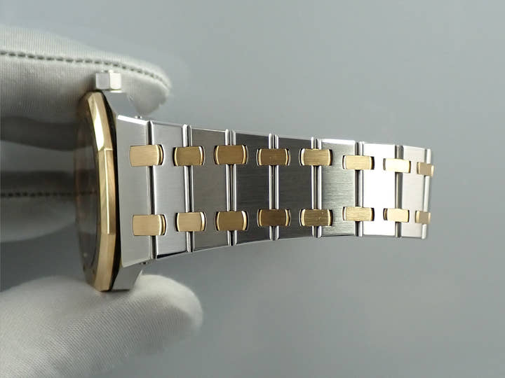 オーデマピゲ ロイヤルオーク Ref.14790SA/O/0789SA ステンレススチール/イエローゴールド グレー文字盤