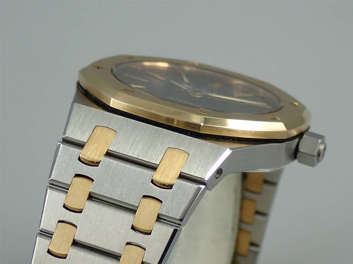 オーデマピゲ ロイヤルオーク Ref.14790SA/O/0789SA ステンレススチール/イエローゴールド グレー文字盤