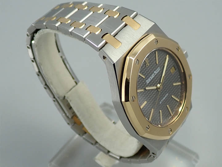 オーデマピゲ ロイヤルオーク Ref.14790SA/O/0789SA ステンレススチール/イエローゴールド グレー文字盤