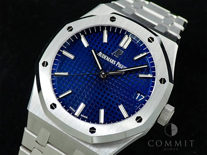 オーデマピゲ ロイヤルオーク Ref.15503BC.OO.1220BC.01 ホワイトゴールド ブルー文字盤