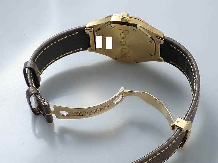 オーデマピゲ ロイヤルオーク Ref.14800BA イエローゴールド サーモン文字盤