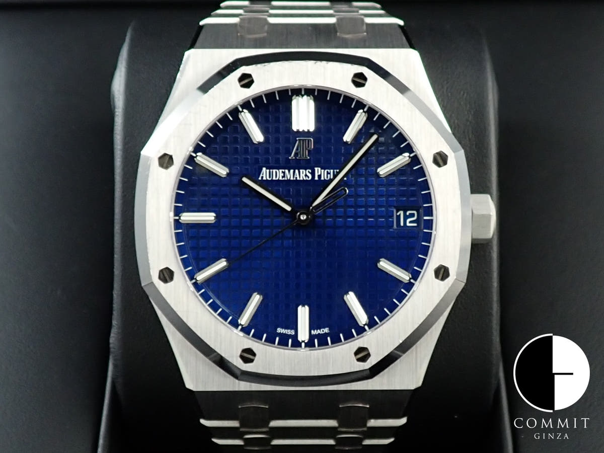 オーデマピゲ ロイヤルオーク Ref.15503BC.OO.1220BC.01 ホワイトゴールド ブルー文字盤