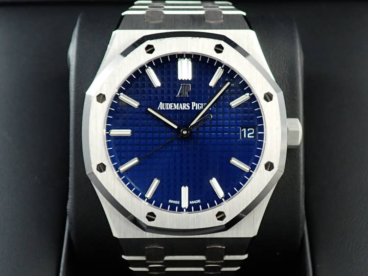 オーデマピゲ ロイヤルオーク Ref.15503BC.OO.1220BC.01 ホワイトゴールド ブルー文字盤