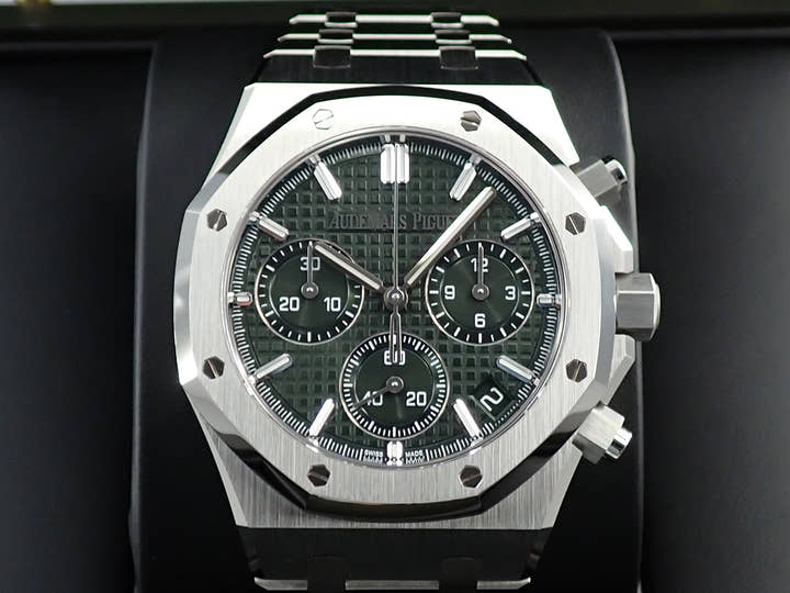 オーデマピゲ ロイヤルオーク クロノグラフ 50周年記念 Ref.26240ST.OO.1320ST.04 ステンレススチール カーキグリーン文字盤