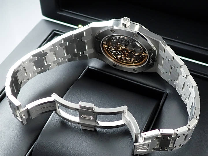 オーデマピゲ ロイヤルオーク ジャンボ エクストラ シン Ref.15202ST.OO.1240ST.01 ステンレススチール ブルー文字盤