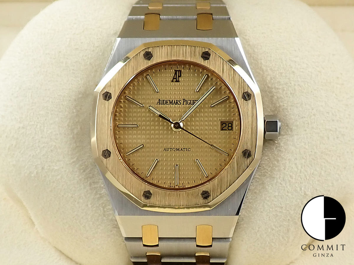 オーデマピゲ ロイヤルオーク Ref.14790SA.O.0789SA.04 ステンレススチール/イエローゴールド シャンパン文字盤