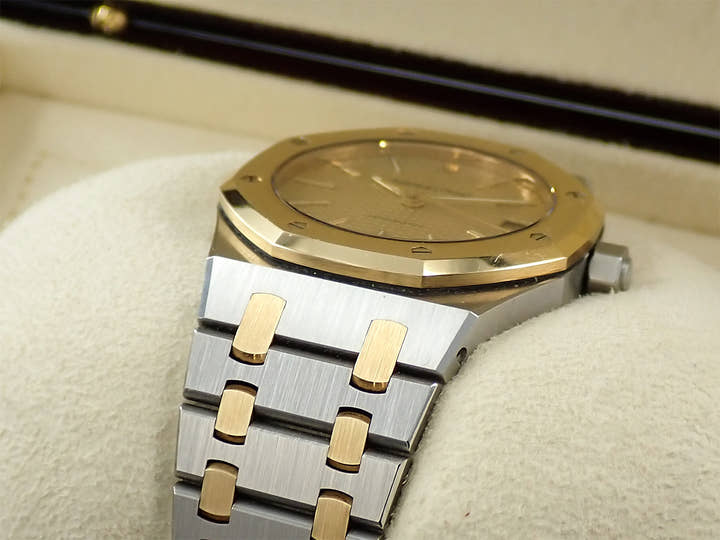 オーデマピゲ ロイヤルオーク Ref.14790SA.O.0789SA.04 ステンレススチール/イエローゴールド シャンパン文字盤