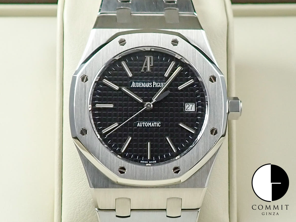 オーデマピゲ ロイヤルオーク Ref.15300ST.OO.1220ST.03 ステンレススチール ブラック文字盤