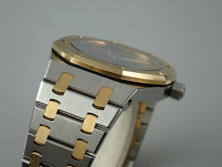 オーデマピゲ ロイヤルオーク Ref.14790SA/O/0789SA ステンレススチール/イエローゴールド グレー文字盤