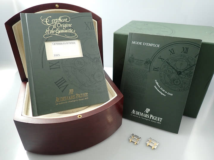 オーデマピゲ ロイヤルオーク Ref.14790SA/O/0789SA ステンレススチール/イエローゴールド グレー文字盤