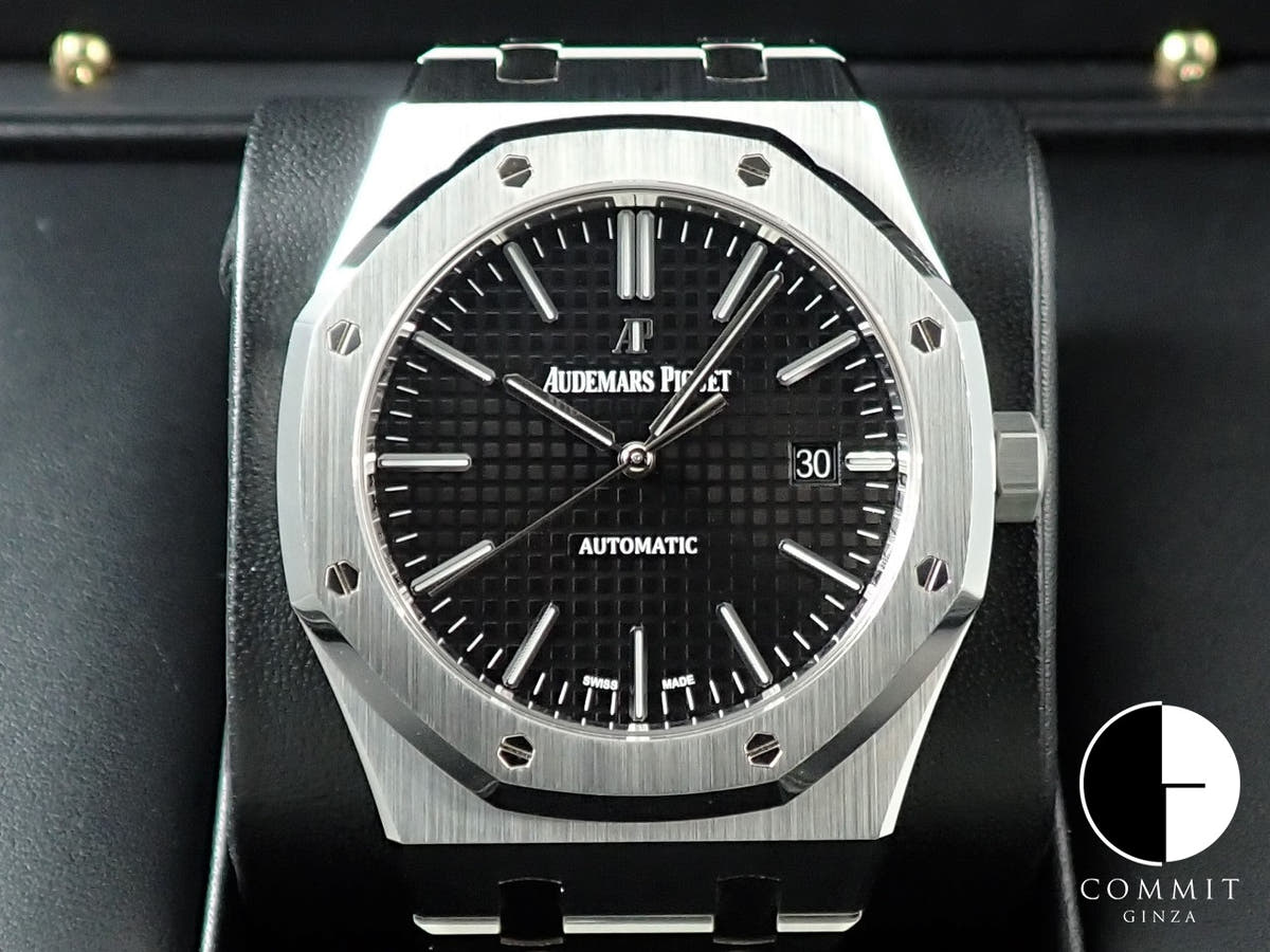オーデマピゲ ロイヤルオーク Ref.15400ST.OO.1220ST.01 ステンレススチール ブラック文字盤