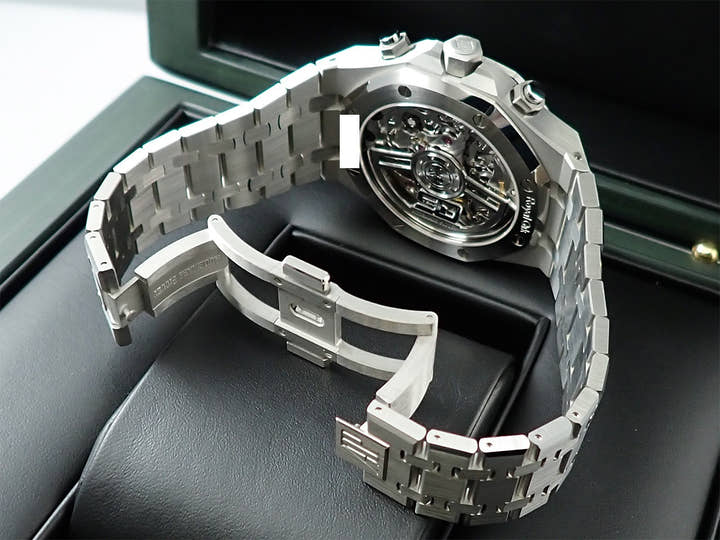 オーデマピゲ ロイヤルオーク クロノグラフ 50周年記念 Ref.26240ST.OO.1320ST.01 ステンレススチール ブルー文字盤
