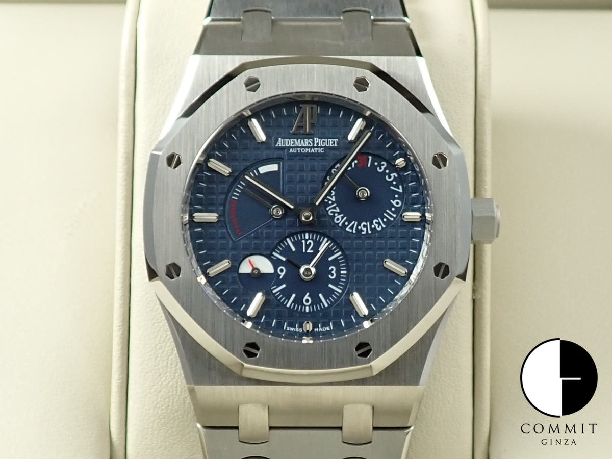 Audemars Piguet Royal Oak Dual Time Ref. 26120ST.OO.1220ST.02 Stainless Steel Blue Dial