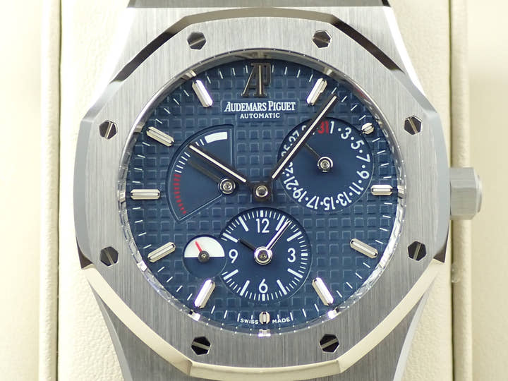 Audemars Piguet Royal Oak Dual Time Ref. 26120ST.OO.1220ST.02 Stainless Steel Blue Dial